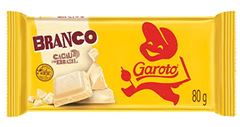 CHOC.GAROTO BR CHOC. BRANCO 20%+ 16X80GR