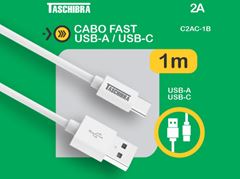 CABO FAST 1M  USB A/C TASCHIBRA
