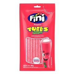 FINI TUBES  MORANGO E NATA CITRICO6X80GR