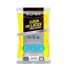 LUVAS DE LATEX MULTIUSO INOVEN M 1X12UN