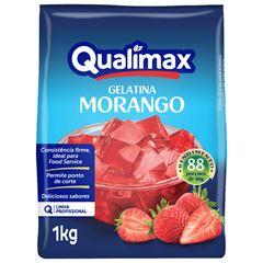 GELATINA QUALIMAX MORANGO