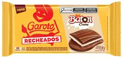 CHOCOLATE GAROTO RECHEADO BATON CREME