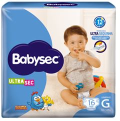 FRALDA BABYSEC ULTRA SEQUINHA G