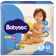 FRALDA BABYSEC ULTRA SEQUINHA M