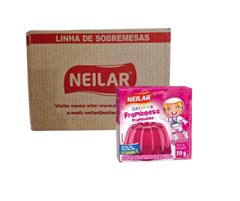 GELATINA NEILAR FRAMBOESA 48X20GR