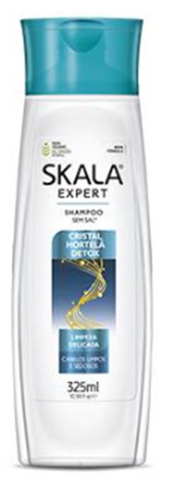 SHAMPOO SKALA CRISTAL HORTELA DETOX  6X325ML (10/28)