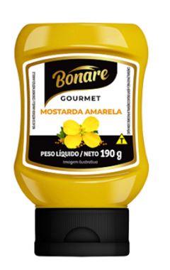 MOSTARDA AMARELA BONARE TD GORMET3X190GR