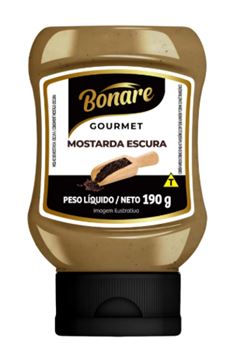 MOSTARDA ESCURA BONARE TD GORMET 3X190GR