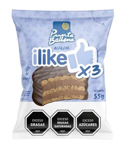 ALFAJOR ILIKE X3 CHOC.PRETO (03/28)