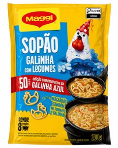 SOPAO MAGGI GALINHA C/ LEGUMES 8X200GR