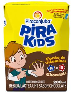 ACHOCOLATADO LIQ.PIRAKIDS ZL-TP 27X200ML