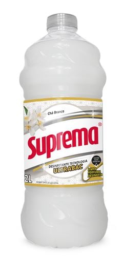 SUPREMA DESINFETANTE CHA BRANCO 6X2LT