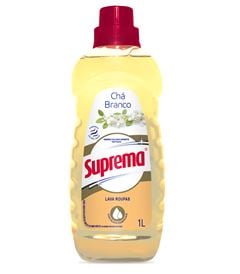 LAVA ROUPAS SUPREMA LIQUIDO CHA BRANCO 6X1LT