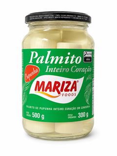 CONSERVA PALMITO PUPUNHA INTEIRO CORAÇÃO MARIZA 5X300GR