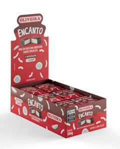 DOCE OLIVEIRA DE COCO COM CHOCOLATE ENCANTO