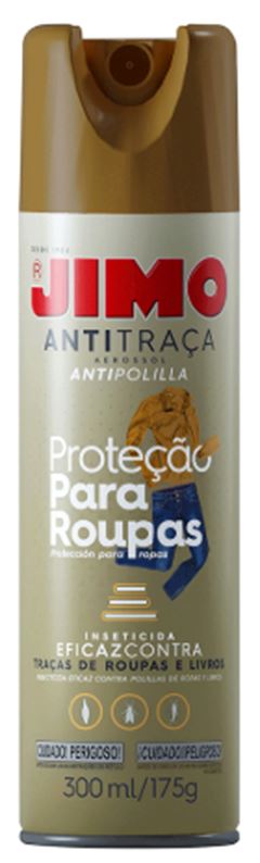 INSETICIDA JIMO ANTITRAÇA AEROSOL 3X300ML