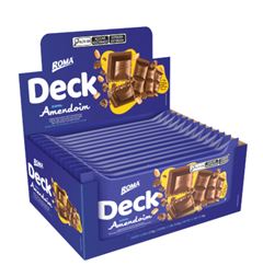 CHOCOLATE BARRA ROMA DECK AO LEITE COM AMENDOIM