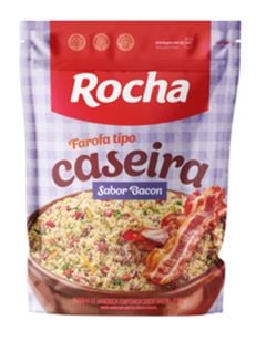 FAROFA ROCHA CASEIRA BACON 14X250GR