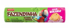 BISCOITO RECHEADO FAZENDINHA MORANGO 12X108GR