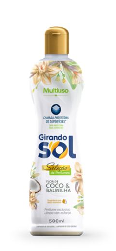 LIMPADOR MULTIUSO GIRANDO SOL FLOR DE COCO BAUNILHA 6X500ML