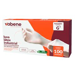 LUVAS DE LATEX VABENE G C/PO 1X100UN