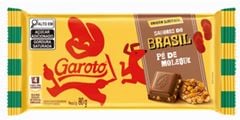 CHOCOLATE GAROTO BARRA CAST.CAJU/PASSAS