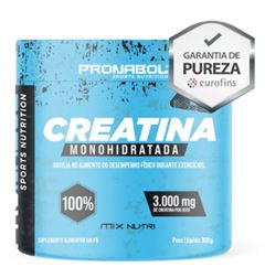 CREATINA 100% MONOHIDRATADA PRONABOL