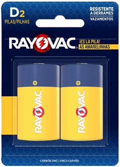 PILHA RAYOVAC GR”D”R20-SM(10298) 8X2UN
