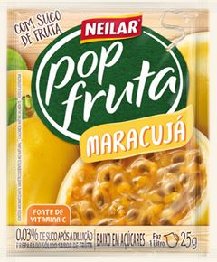 REFRES.POP FRUTA MARACUJA (01/27)20X25GR