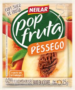 REFRES.POP FRUTA PESSEGO (01/27) 20X25GR