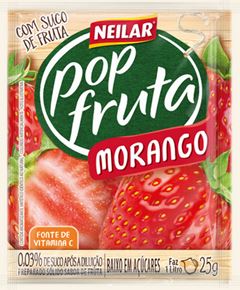 REFRES.POP FRUTA MORANGO (02/27) 20X25GR