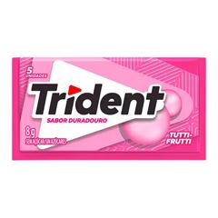 CHICLE TRIDENT TUTTI-FRUTTI(06/27)1X21UN