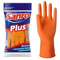 LUVA BOR.SANRO PLUS LAR-P 5X1UN(04/27)