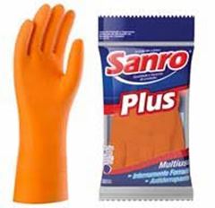 LUVA BOR.SANRO PLUS LAR-G 5X1UN(04/27)